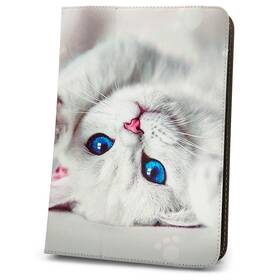 Pouzdro na tablet flipové GreenGo Cute Kitty na tablet 7-8" (GSM094413)