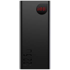 Powerbank Baseus Adaman 40000 mAh 22,5W 3x USB-A/micro USB/USB-C (PPAD020101) černá