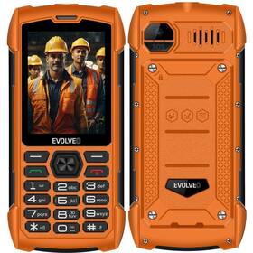 Mobilní telefon Evolveo StrongPhone H1 oranžová barva
