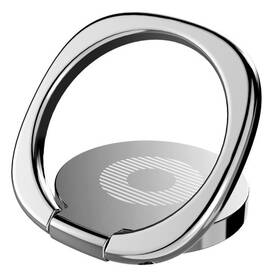 Držák na mobil Baseus Privity s kroužkem (SUMQ-0S) stříbrný