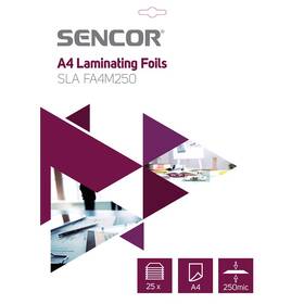 Laminovací fólie Sencor SLA FA4M250 A4, 250mic, 25ks (45011744)