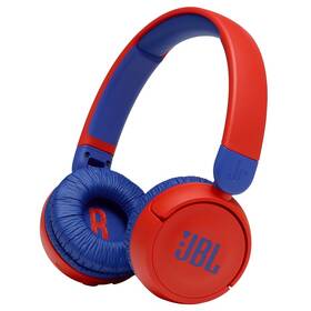 Sluchátka JBL JR 310BT (JBLJR310BTRE) červená/modrá