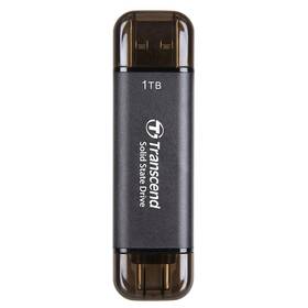 SSD externí Transcend ESD310C 1TB, USB-A/USB-C černá barva
