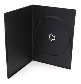 Box na CD/DVD OEM DVD box 1 SLIM černý