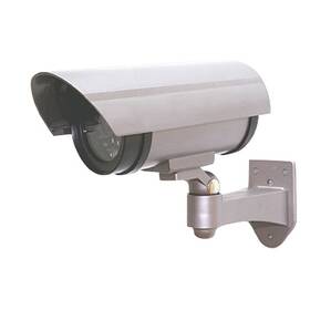 Maketa zabezpečovací kamery Solight 1D40, na stěnu, LED dioda, 2x AA (1D40)