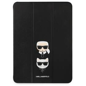 Pouzdro na tablet Karl Lagerfeld and Choupette Head Saffiano na Apple iPad Pro 12.9" (KLFC12OKCK) černé
