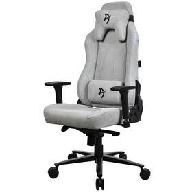 Herní židle Arozzi VERNAZZA Soft Fabric, elastron - světle šedá (VERNAZZA-SFB-LG)