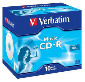 Disk Verbatim CD-R 700MB/80 min. AUDIO LIVE IT!, 10ks (43365)