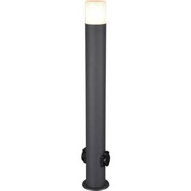 Venkovní svítidlo TRIO Hoosic, 80 cm, 2x zásuvka - antracitové (TR 424067142)