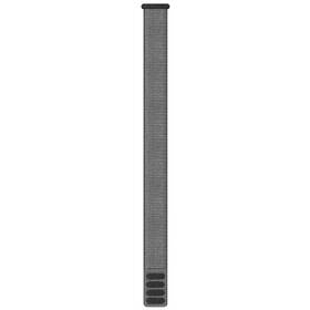 Řemínek Garmin UltraFit 20 mm, nylonový, šedý, na suchý zip (010-13306-01) - rozbaleno - 24 měsíců záruka