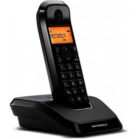 Domácí telefon Motorola S1201 (C69000D48O1AES(01)) černý