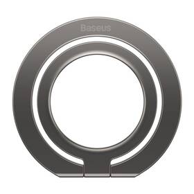 Držák na mobil Baseus Halo kovový kroužek (SUCH000013) šedý