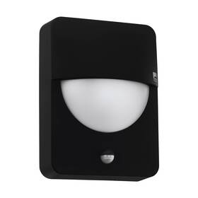Nástěnné svítidlo Eglo Salvanesco, senzor pohybu (98705) černé/bílé