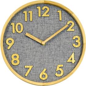 Nástěnné hodiny TechnoLine WT 7235 šedé/dřevo