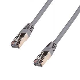 Kabel DATACOM FTP RJ45 Cat.6, 5 m šedá barva
