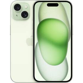Mobilní telefon Apple iPhone 15 256GB Green (MTPA3SX/A) - zánovní - 12 měsíců záruka