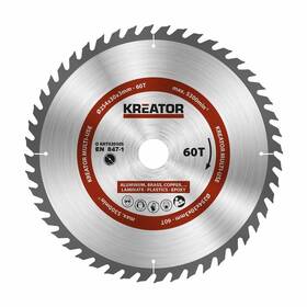 Kotouč pilový Kreator KRT020505 254mm 60T