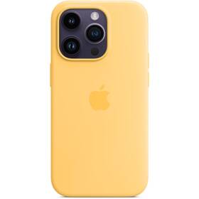 Kryt na mobil Apple Silicone Case s MagSafe pro iPhone 14 Pro - slunečně žlutý (MPTM3ZM/A)