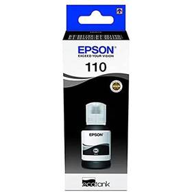 Inkoustová náplň Epson 110 EcoTank, 6000 stran (C13T03P14A) černá