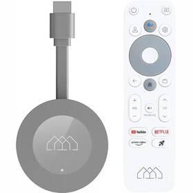 Multimediální centrum HOMATICS Dongle G 4K Google TV šedé