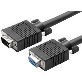Kabel AQ Prodlužovací VGA (15pin) s konektory VGA / VGA, F/M, 5m (xaqcc81050)