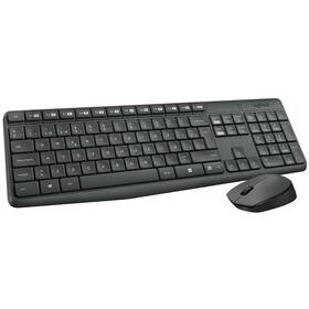 Klávesnice s myší Logitech MK235, CZ šedá barva
