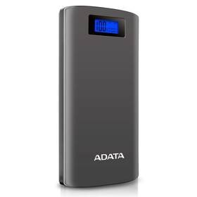 Powerbank ADATA P20000D, 20000mAh (AP20000D-DGT-5V-CGY) šedá