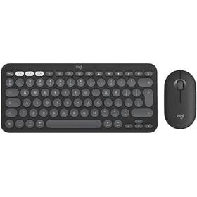 Klávesnice s myší Logitech Pebble 2 Combo for Mac, US INT'L grafitová barva
