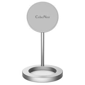 Stojánek CubeNest Magnetic Stand S011 stříbrný