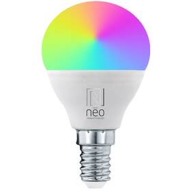 Chytrá žárovka IMMAX NEO LITE SMART LED E14 6W RGB+CCT barevná a bílá, stmívatelná, Wi-Fi, P45, TUYA (07745L)
