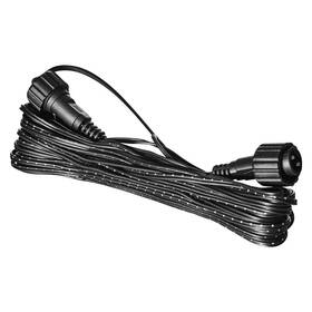 Prodlužovací kabel EMOS pro spojovací řetězy Standard černý, 10 m, venkovní i vnitřní (D1ZB01)