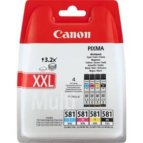 Inkoustová náplň Canon CLI-581XXL C/M/Y/BK MULTI BL (1998C005)