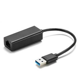 Síťová karta AQ USB 3.0/RJ45 černá barva
