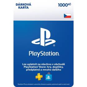 Sony PlayStation Store CZ - elektronická peněženka 1000 Kč 
