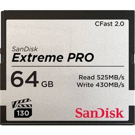 Paměťová karta SanDisk Extreme Pro CFast 2.0 64 GB (515R/430W) (SDCFSP-064G-G46D)
