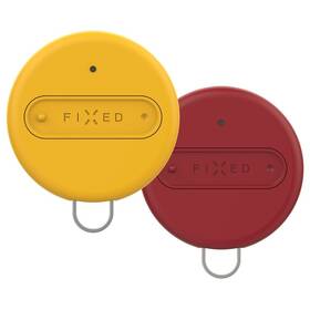 Klíčenka FIXED Sense, Duo Pack (FIXSM-SMS-YLRD) červená/žlutá