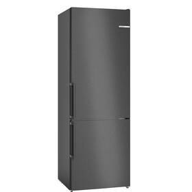 Chladnička s mrazničkou Bosch Serie 4 KGN49VXCT XXL 70 cm černá/ocel