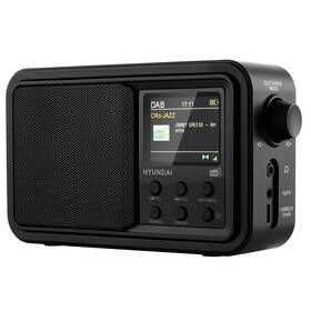 Radiopřijímač s DAB+ Hyundai PR 650 BTDAB černá barva
