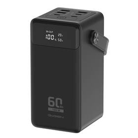 Powerbanka GoGEN PB600002B, 60000 mAh, PD 100W černá barva
