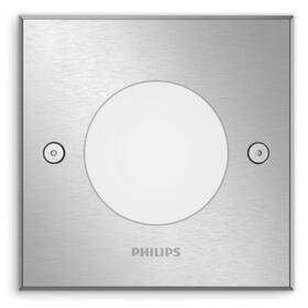 Venkovní svítidlo Philips Crust SQ, LED, zápustné (8718696159019) nerez