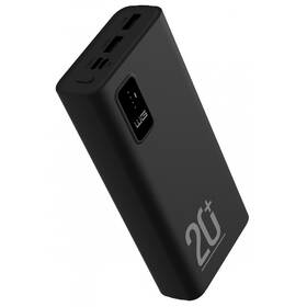 Powerbank WG 20000 mAh + PD USB-C 20W + QC 3.0 22,5W (10113) černá