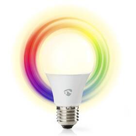 Chytrá žárovka Nedis SmartLife klisik, Wi-Fi, E27, 806 lm, 9 W, RGB / Teplá - studená bílá (WIFILRC10E27)