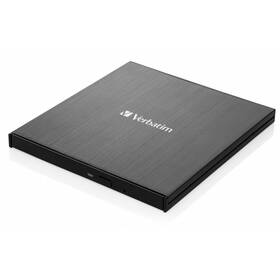 Externí Blu-ray vypalovačka Verbatim Slimline Ultra HD 4K USB-C (43888) černá