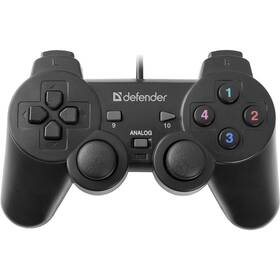 Gamepad Defender Omega pro PC černý - zánovní - 24 měsíců záruka