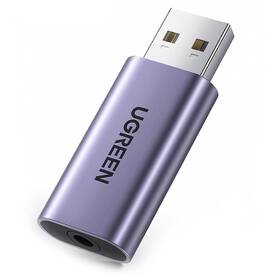 Redukce UGREEN USB/3,5mm Jack (80864) šedá