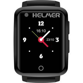 Chytré hodinky Helmer LK 716 pro seniory s GPS lokátorem (hlmlk716) černé