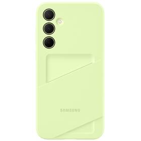 Kryt na mobil Samsung Galaxy A35 s kapsou na kartu (EF-OA356TMEGWW) zelený