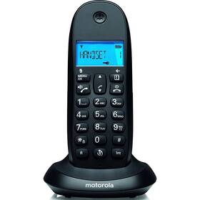 Domácí telefon Motorola C1001CB+ (E07000K50B1AES(01)) černý