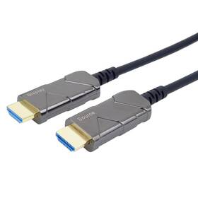 Kabel PremiumCord Ultra High Speed HDMI 2.1 optický fiber kabel 8K@60Hz, 5m (kphdm21x05) - rozbaleno - 24 měsíců záruka