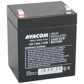 Olověný akumulátor Avacom 12V 5Ah F2 HighRate (PBAV-12V005-F2AH)